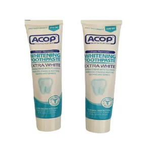 خمیر دندان آکوپ مدل سفید کننده حجم 90 میلی لیتر مجموعه 2 عددی