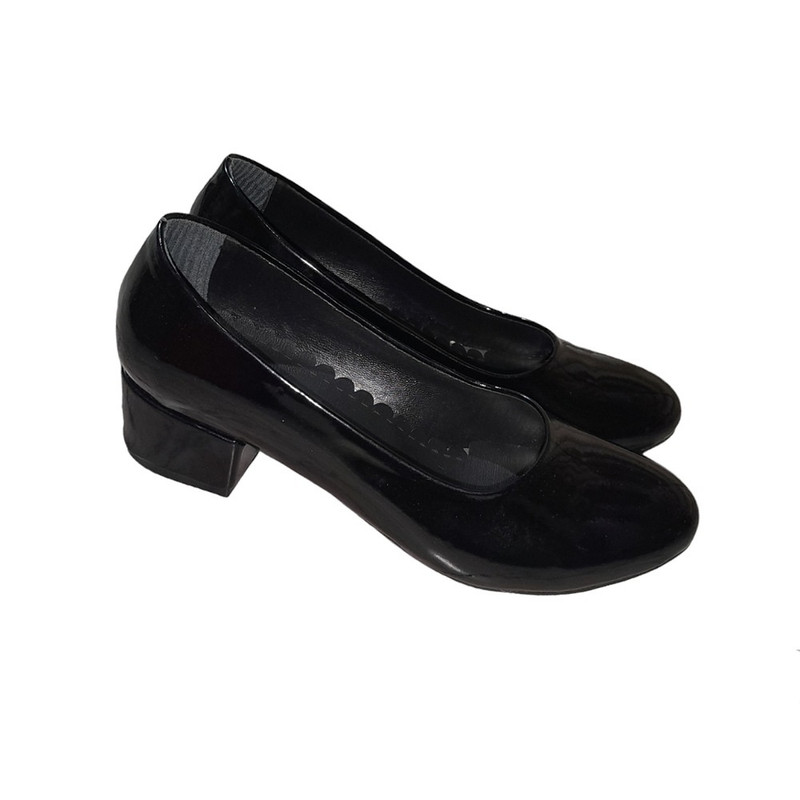 ست کیف و کفش زنانه مدل  ورنی 3cm