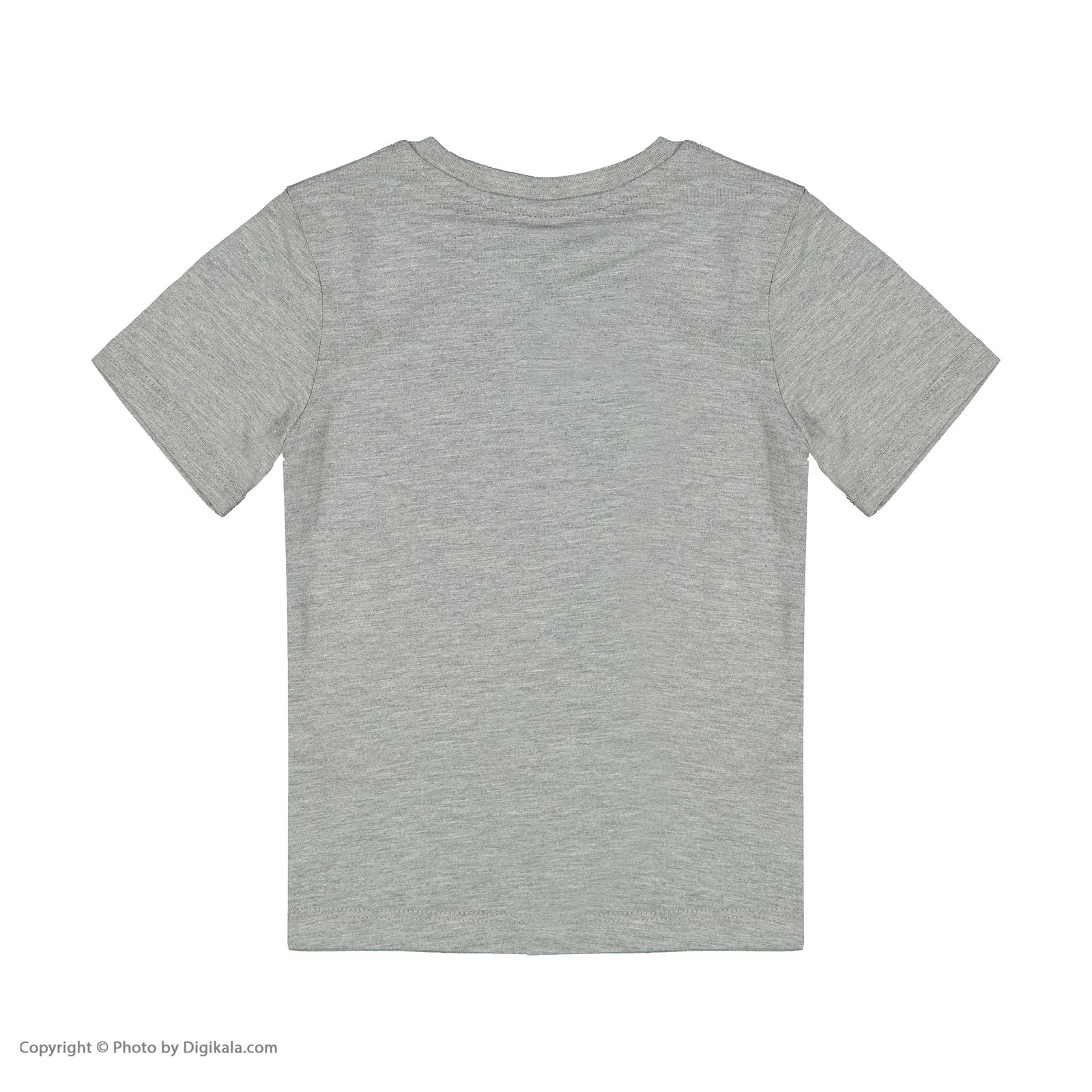 تی شرت دخترانه ال سی وایکیکی مدل 1S79968Z4-CT3-GREYMELANGE -  - 4