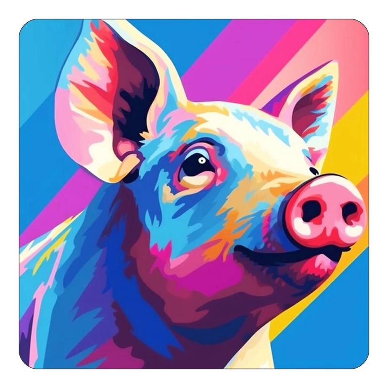 مگنت کاکتی طرح حیوانات رنگی مدل mp25793