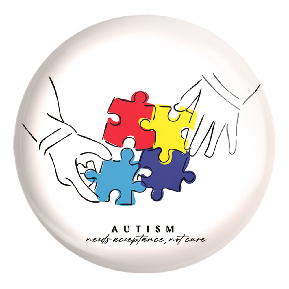 پیکسل خندالو طرح اتیسم Autism کد 26726 مدل بزرگ