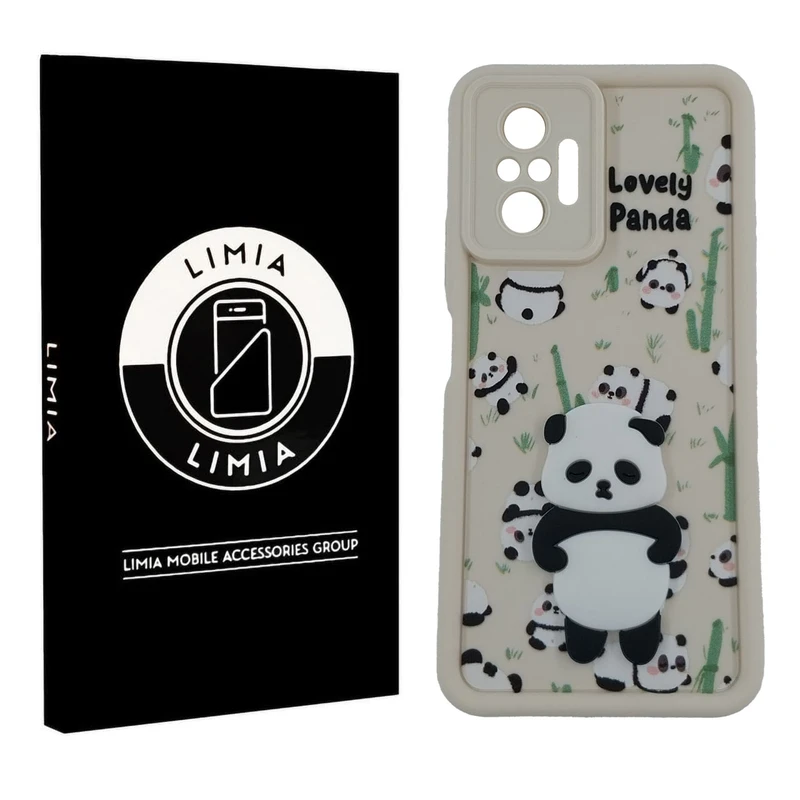 کاور لیمیا مدل سولید لنزدار طرح عروسکی برجسته مناسب برای گوشی موبایل شیائومی Redmi Note 10 Pro