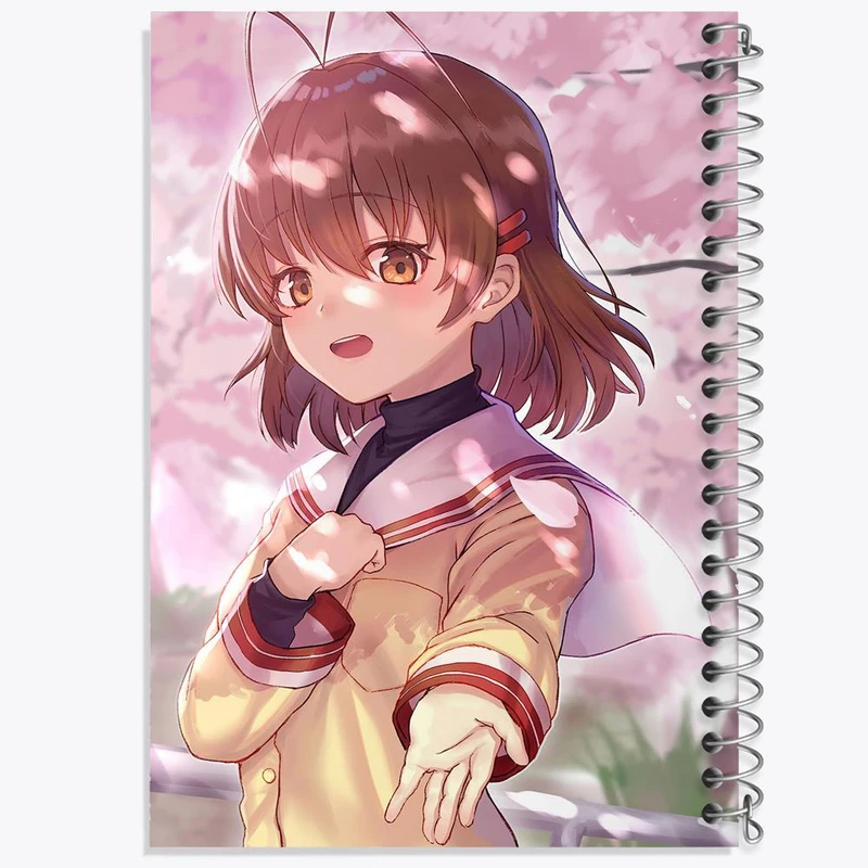 دفتر مشق 50 برگ خندالو مدل ناگیسا انیمه کلاناد Clannad کد 22385