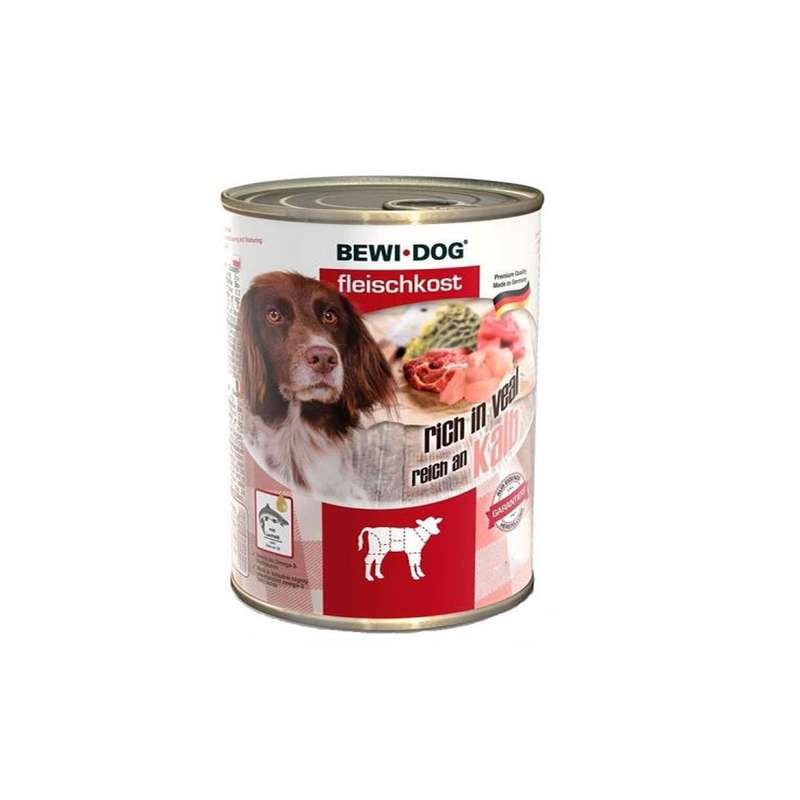 کنسرو غذای سگ بوی داگ مدل rich in veal وزن 800 گرم