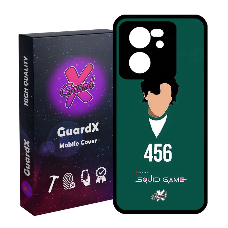 کاور گارد ایکس طرح Squid Game مدل Glass10406 مناسب برای گوشی موبایل شیائومی 13T/13T Pro/Redmi K60 Ultra