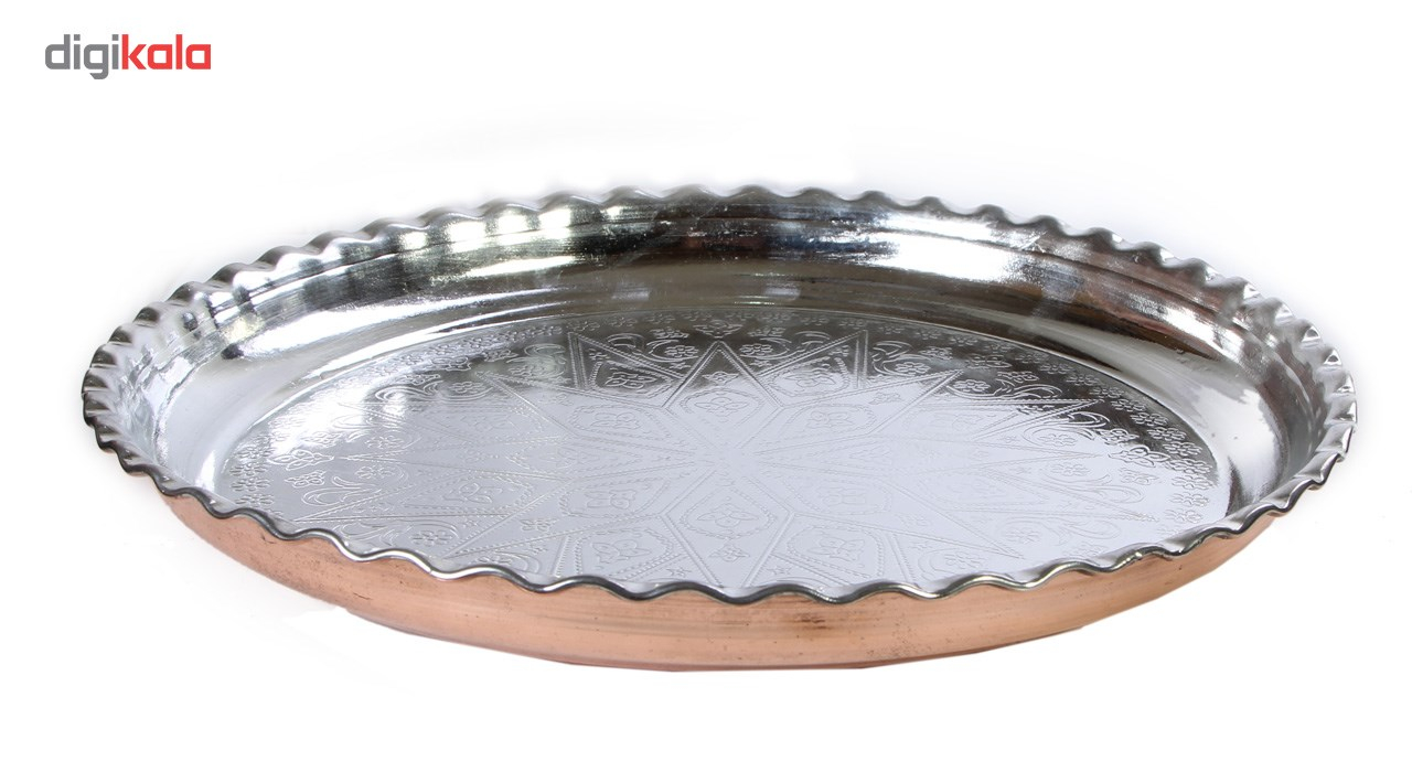 سینی مسی طرح گود کد ZH39 قطر 27 سانتی متر