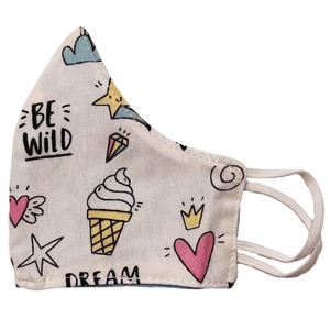 ماسک پارچه ای بچگانه مدل یونی کورن