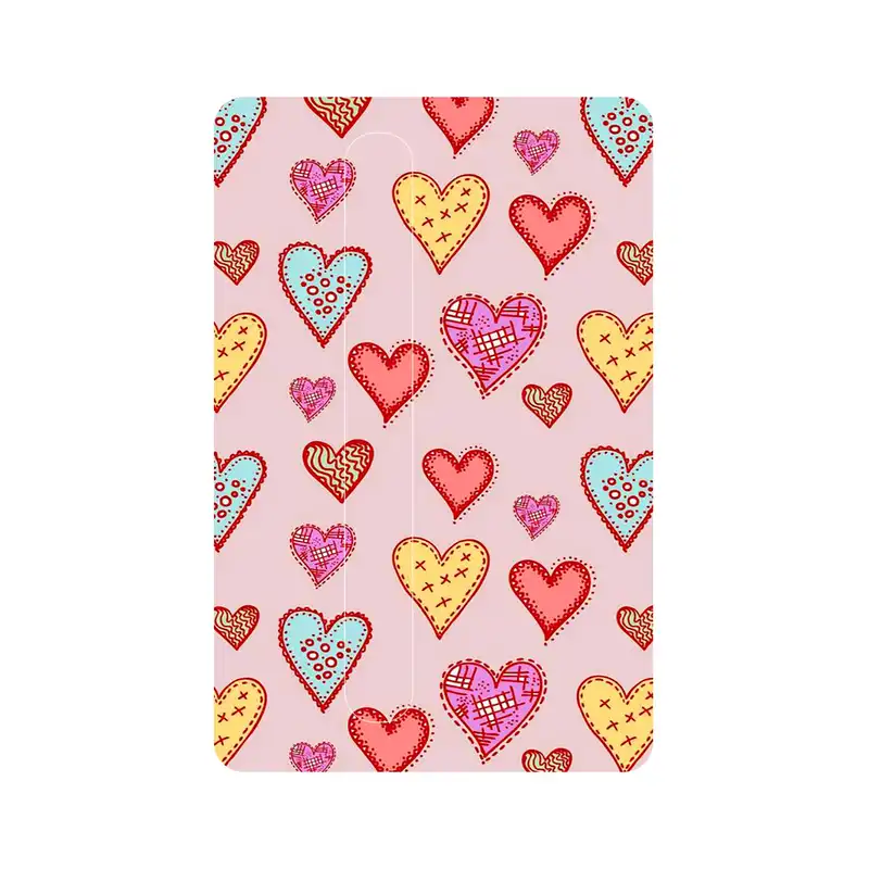 استیکر کارت پیکسل میکسل مدل قلب های صورتی کد B67