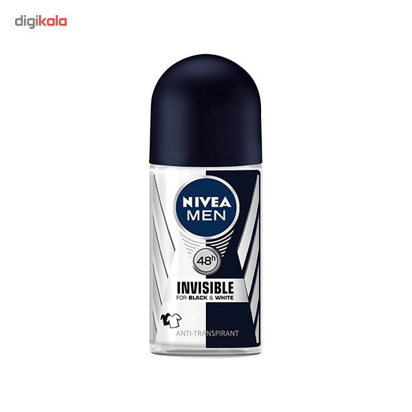 رول ضد تعریق مردانه نیوآ مدل Invisible Black And White حجم 50 میلی لیتر رول ضد تعریق مردانه نیوآ مدل Invisible Black And White حجم 50 میلی لیتر