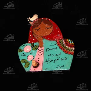 ‎سنجاق سینه‎ ‎چوبی‎ ‎‎رنگ آمیزی‎ طرح ‎‎‎‎مهربان‎ ‎‎‎مدل 1512500006