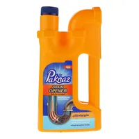 مایع لوله بازکن بی‌رنگ پاکناز مدل safe for all pipes بدون رایحه حجم 1250 میلی‌لیتر