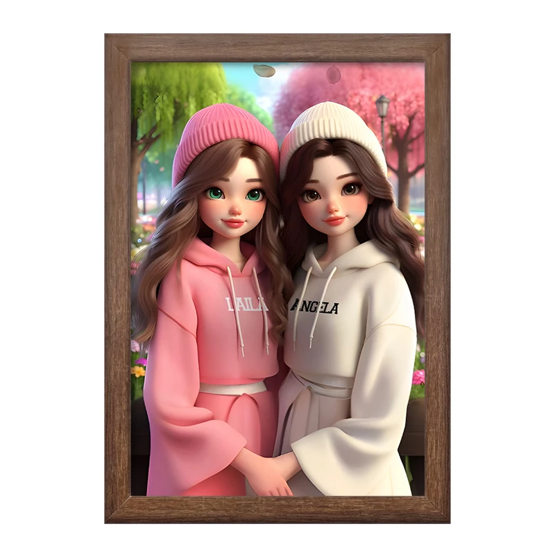 تابلو خندالو طرح دخترانه کد F4199