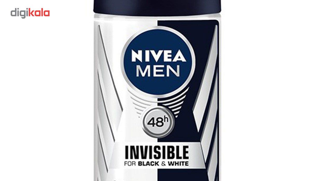 رول ضد تعریق مردانه نیوآ مدل Invisible Black And White حجم 50 میلی لیتر -  - 2