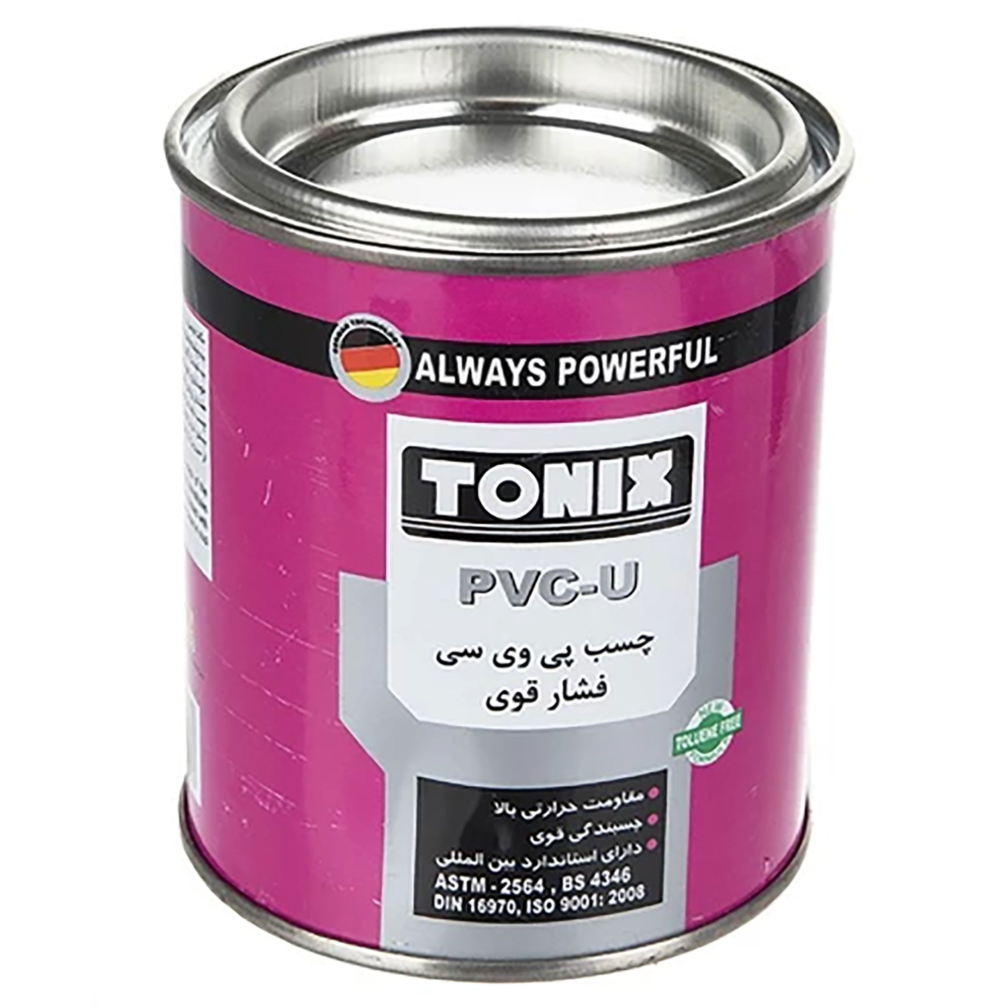 چسب پی وی سی تونیکس مدل فشار قوی وزن 250 گرم