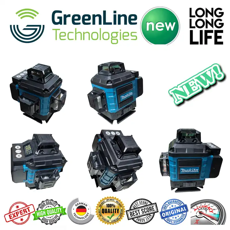 تراز لیزری ماگیتا مدل 16 لاین سبز کد Makita H 16-5