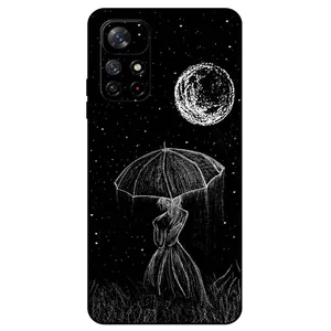 Megafone Girl and Moon 1369 Cover For Xiaomi Redmi Note 11s 5G / 11T 5G