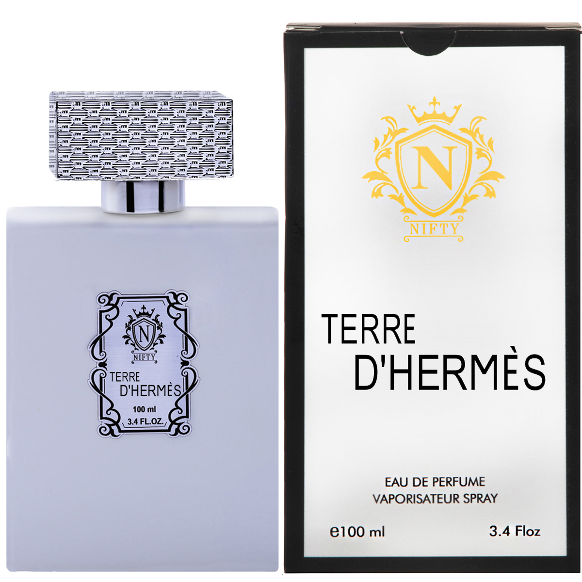 ادو پرفیوم مردانه نیفتی مدل تق هرمس حجم 100 میلی لیتر