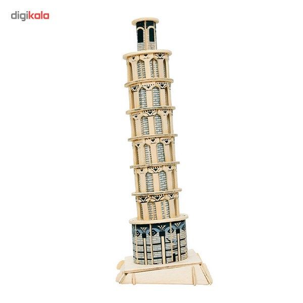 پازل چوبی سه بعدی ژیکوباو مدل برج پیزا