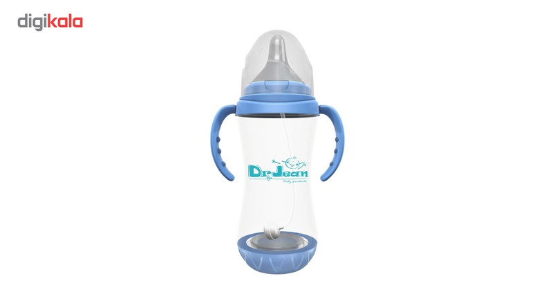 شیشه شیر پروپیلن دکتر جین مدل B31 ضد نفخ سوپاپ و دسته دار ظرفیت 270 میلی لیتر شیشه شیر پروپیلن دکتر جین مدل B31 ضد نفخ سوپاپ و دسته دار ظرفیت 270 میلی لیتر
