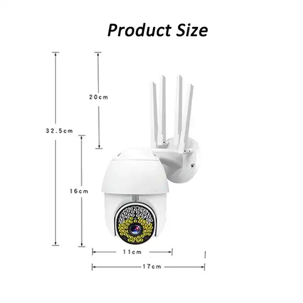 دوربین مداربسته بی سیم تحت شبکه مدل WarmLight V380 Pro