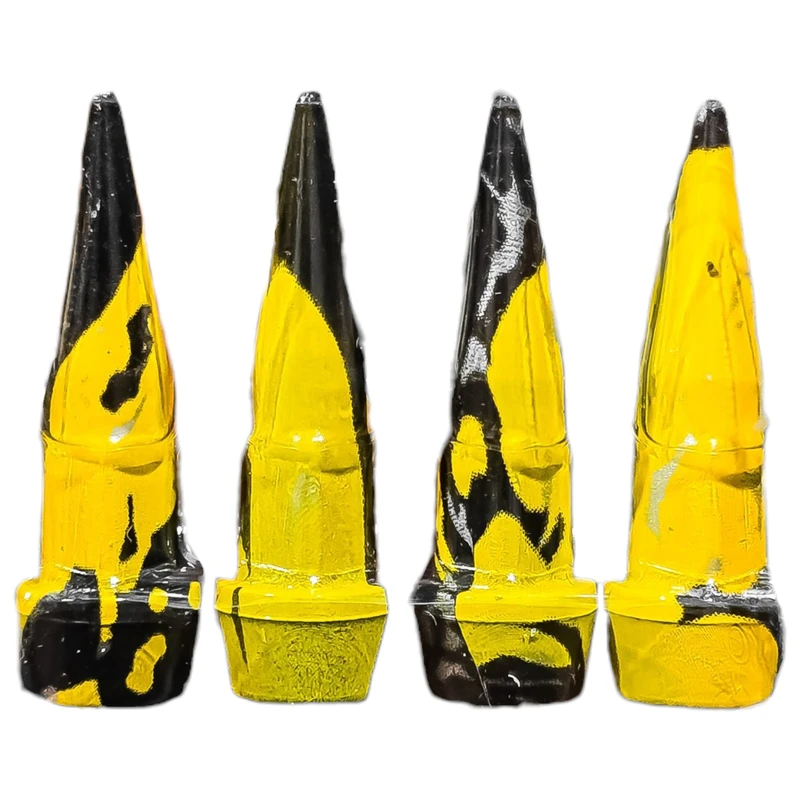 سر والف بست یدک مدل موشکی کد BLK.YLW بسته ۴ عددی