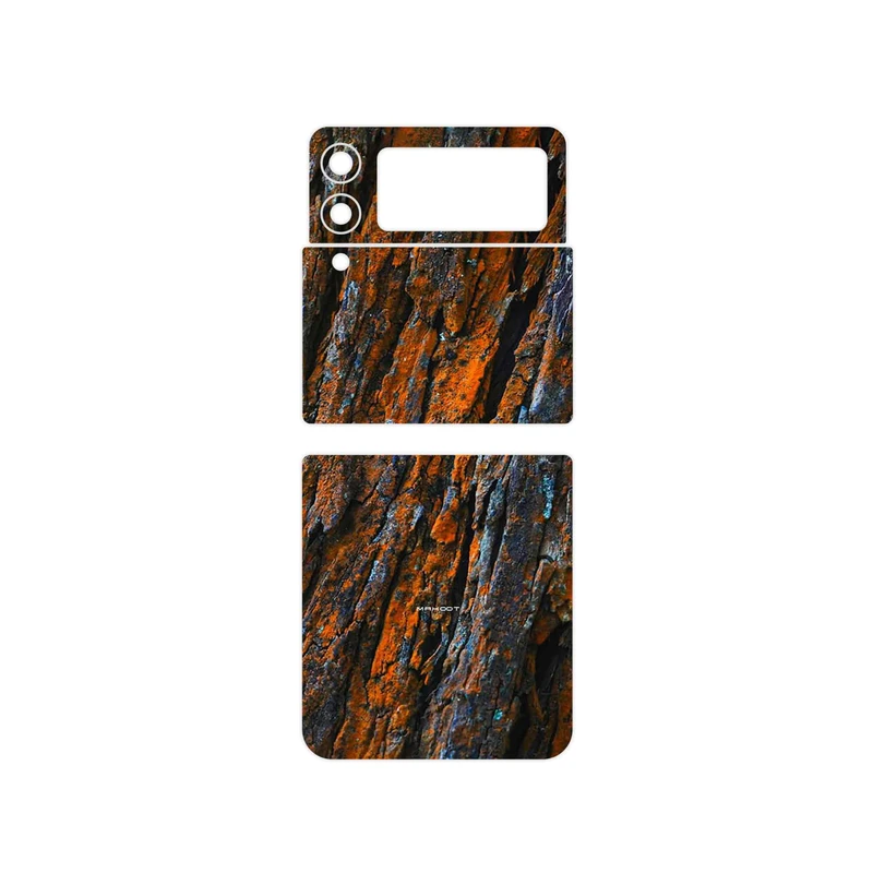 برچسب پوششی ماهوت مدل Wood Texture 6 مناسب برای گوشی موبایل سامسونگ Galaxy Z Flip3 5G