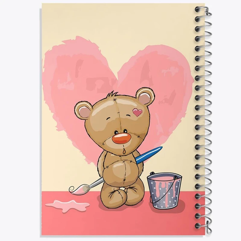 دفتر لیست خرید 50 برگ خندالو طرح عاشقانه کد 1872