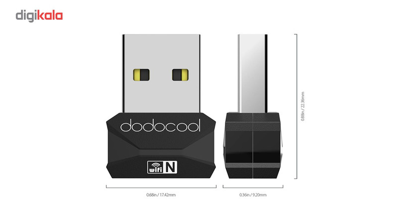 کارت شبکه بی سیم USB دودوکول مدل DC36 Mini 1