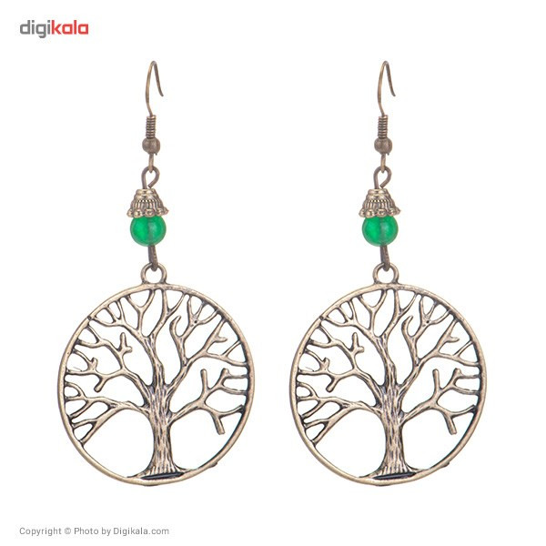 گوشواره ناردونه مدل درخت زندگی کوچک گوشواره ناردونه مدل درخت زندگی کوچک