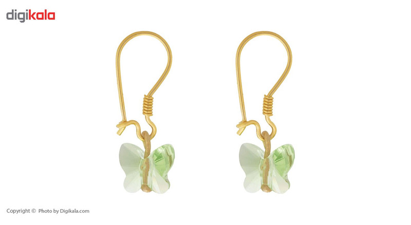 گوشواره طلای 18 عیار ماهک مدل ME0772 - 2