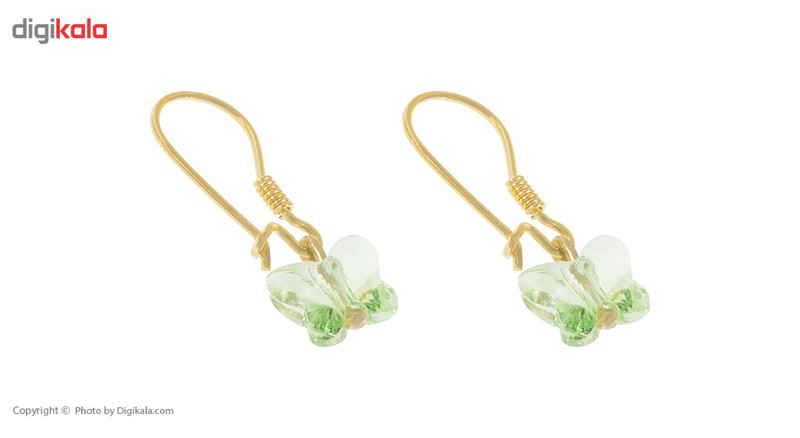 گوشواره طلای 18 عیار ماهک مدل ME0772 - 4