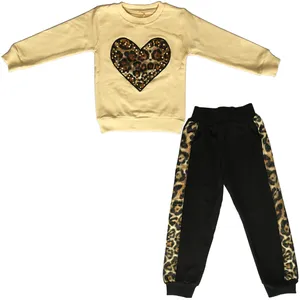 ست سویشرت و شلوار دخترانه مدل K909