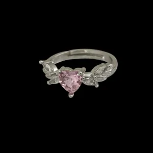 انگشتر زنانه مدل قلب کد 001