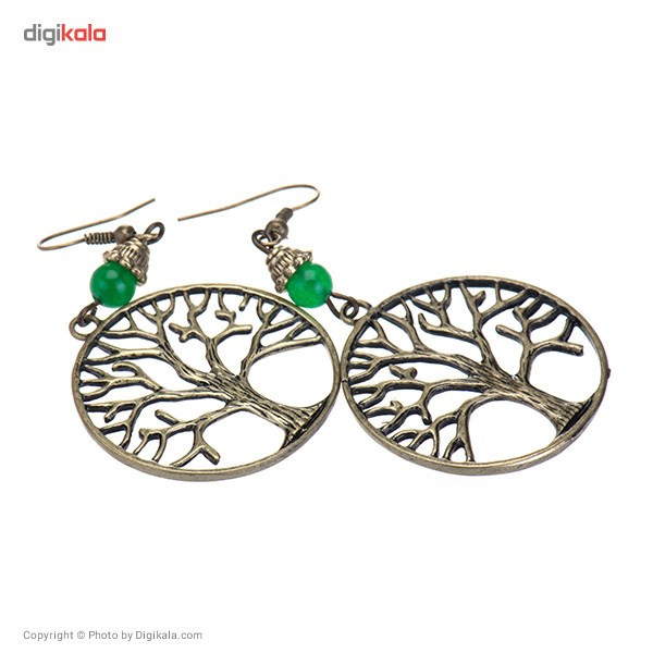 گوشواره ناردونه مدل درخت زندگی کوچک گوشواره ناردونه مدل درخت زندگی کوچک