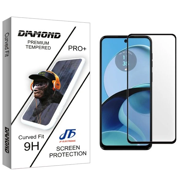 محافظ صفحه نمایش شیشه ای جی اف مدل Diamond مناسب برای گوشی موبایل موتورولا Moto G14