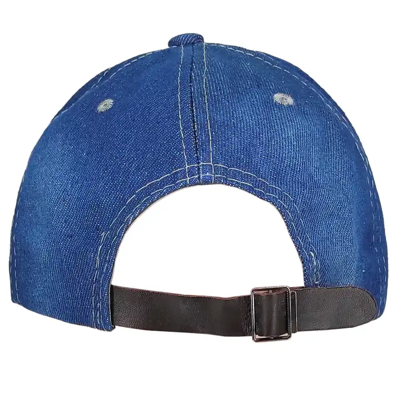 کلاه کپ طرح جین مدل پشت چرم
