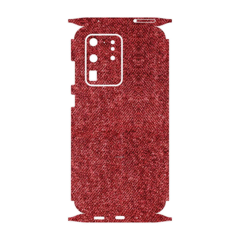 برچسب پوششی ماهوت مدل Fabric Texture 4-FullSkin مناسب برای گوشی موبایل سامسونگ Galaxy S20 Ultra