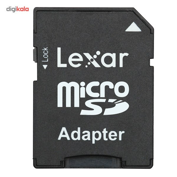 کارت حافظه microSDHC لکسار کلاس 10 همراه با آداپتور SD ظرفیت 32 گیگابایت