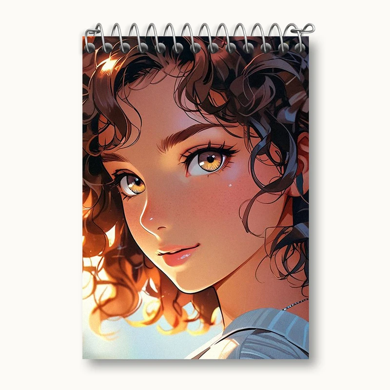 دفتر یادداشت 50 برگ خندالو طرح دخترانه کد N2103