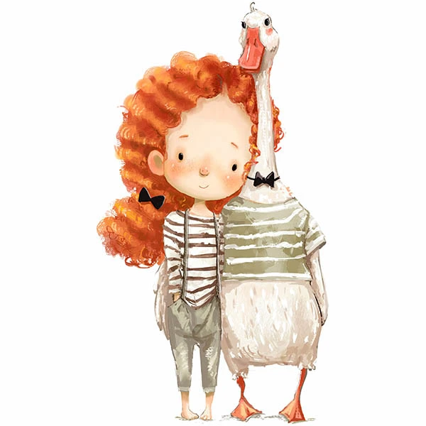 استیکر دیواری کودک راتیانا مدل cute friends