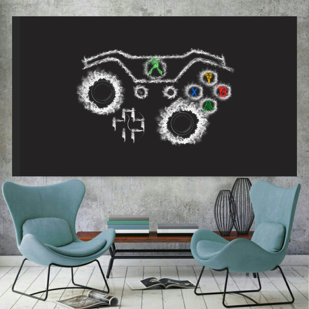 تابلو بوم طرح کنسول بازی مدل Xbox Controller Art کد AR2724