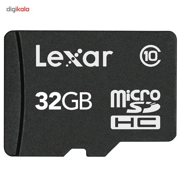 کارت حافظه microSDHC لکسار کلاس 10 همراه با آداپتور SD ظرفیت 32 گیگابایت