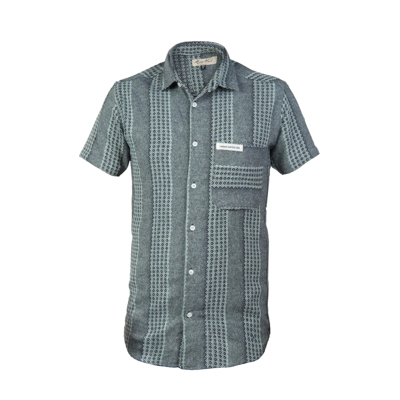 پیراهن آستین کوتاه مردانه مدل SzRhLzi