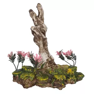 درخت تزیینی آکواریوم مدل استخوان و صخره گلدار کد A031