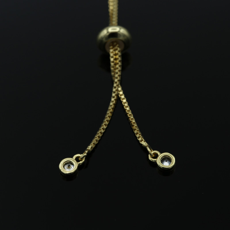 دستبند طلا 18 عیار دخترانه مدل فرشته P1008