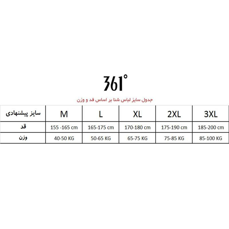 مایو مردانه 361 درجه مدل SLY224203
