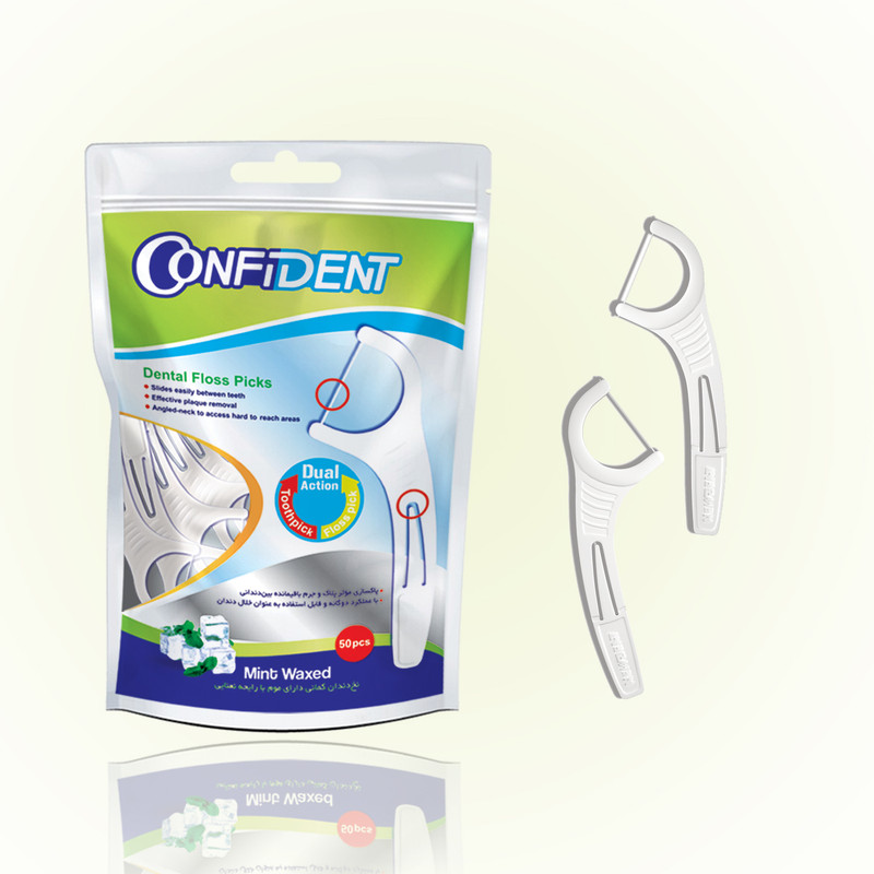 نخ دندان کانفیدنت مدل 02 مجموعه 2 عددی