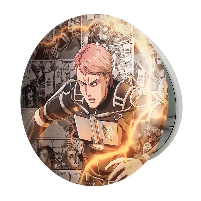 آینه جیبی خندالو طرح جان کریستاین انیمه اتک آن تایتان Attack on Titan مدل تاشو کد 11000 