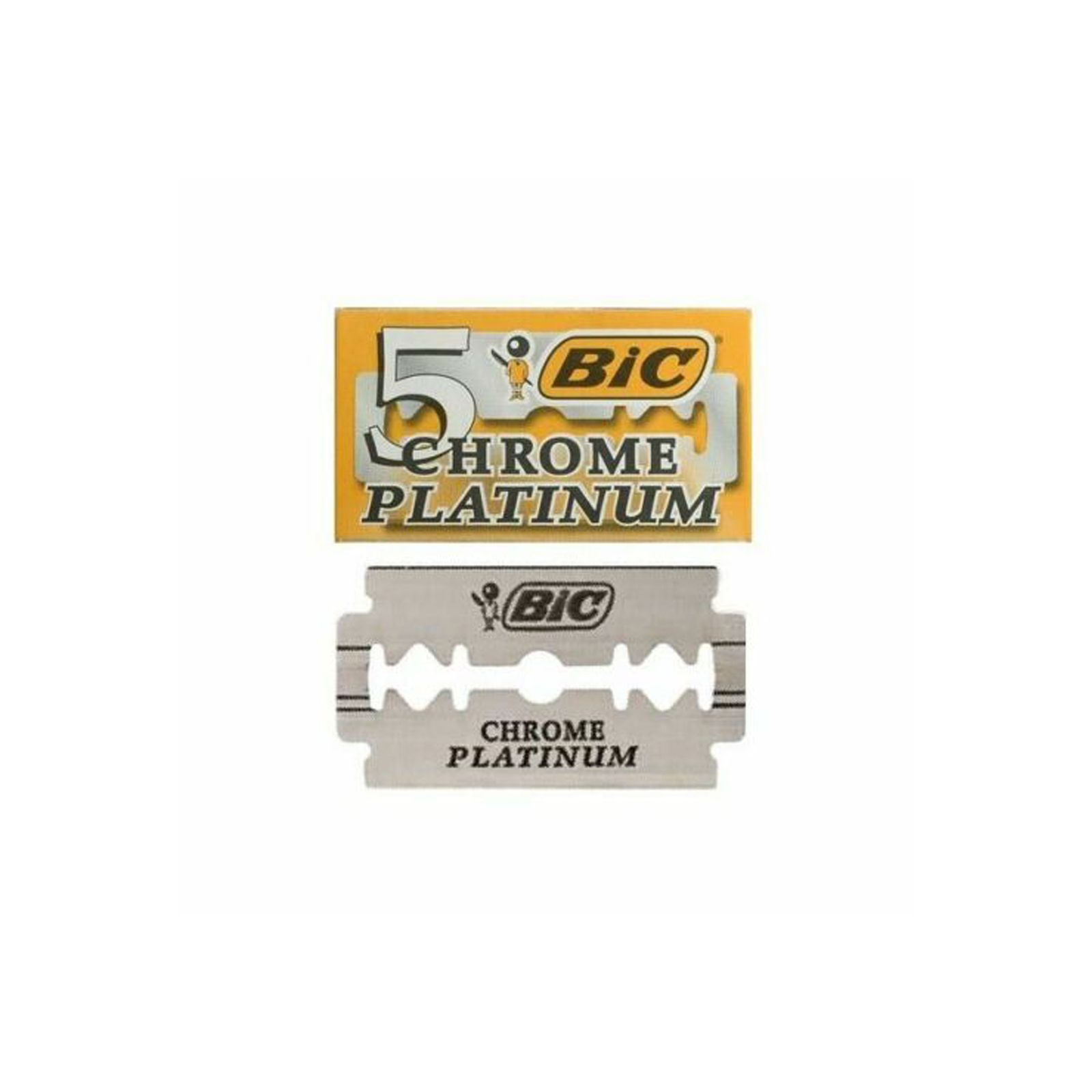 تیغ یدک بیک مدل Platinum Chromium Double Edge مجموعه 3 عددی -  - 5