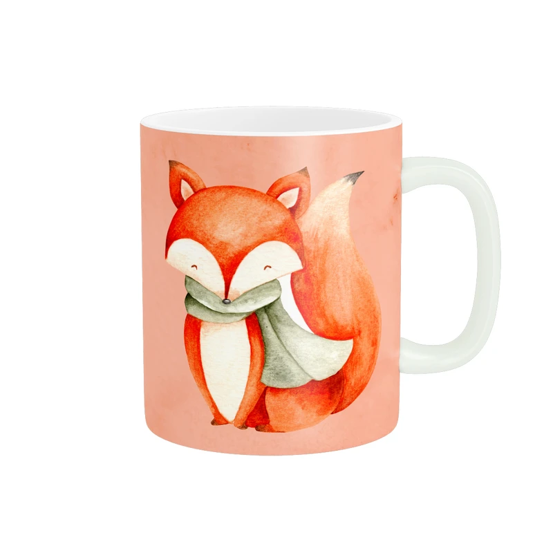 ماگ پاد آفرین طرح فانتزی مدل روباه کد 36